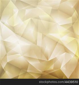 Abstract Geometric Cut Paper Green Background