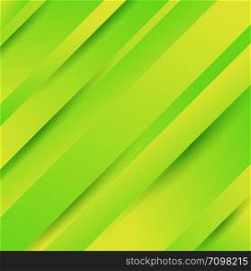 Abstract geometric diagonal green background with gradient colors. Vector illustration