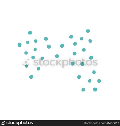 Abstract Geometric Doddle Shape pastel color
