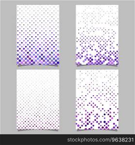 Abstract geometric dot pattern background page Vector Image