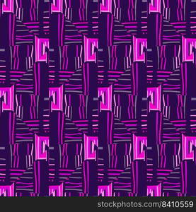 Abstract geometric ethnic mosaic seamless pattern. Tribal tile. Creative vintage ornament. Design for fabric, textile print, wrapping paper, cover. Vector illustration. Abstract geometric ethnic mosaic seamless pattern. Tribal tile. Creative vintage ornament.