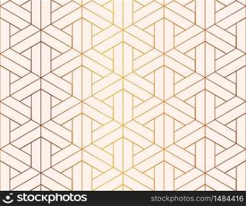 Abstract geometric figures, golden luxury seamless pattern. Abstract geometric figures, luxury seamless pattern