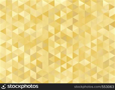 Abstract geometric gold background