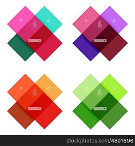 Abstract geometric line infographic templates. Geometric business abstract background for workflow layout, diagram, number options or web design