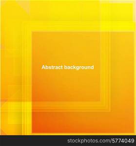 Abstract geometric orange background for design