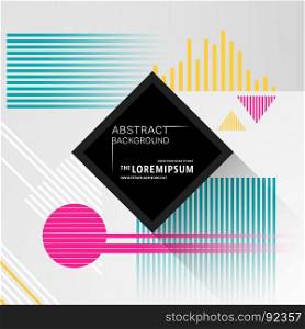 Abstract geometric pattern background. Abstract geometric pattern background. Minimal modern design cover for magazine, printing product, flyer, presentation, brochure or booklet. Vector illustration.