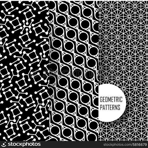 Abstract geometric pattern. Black and white texture.. geometric pattern in op art design. Black and white art.