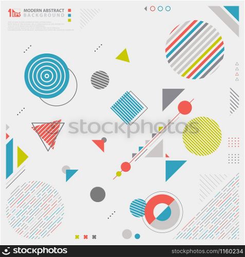 Abstract geometric pattern design of cover tech decorative background. Decorate for poster, ad, artwork, template design. illustration vector eps10