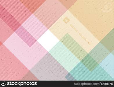 Abstract geometric pattern pastel color background and dot texture. Vector illustration