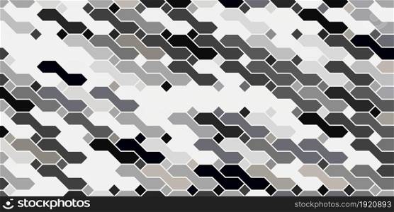 Abstract geometric pattern polygonal shape design modern. Elegant of gray background for rug,carpet,wallpaper,clothing,wrapping,batik,fabric