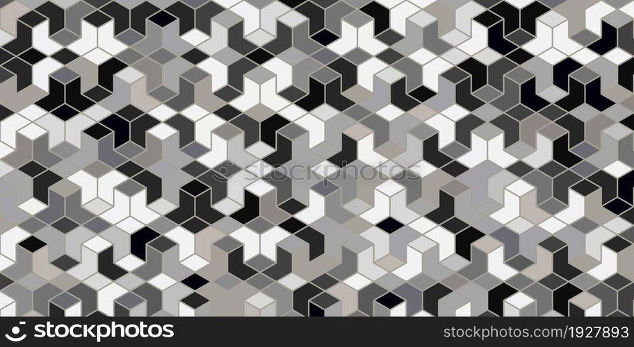 Abstract geometric pattern polygonal shape design modern. Elegant of gray background for rug,carpet,wallpaper,clothing,wrapping,batik,fabric