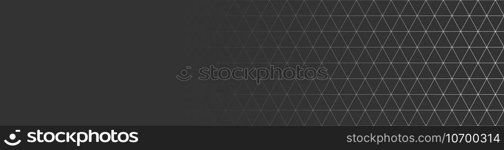 Abstract geometric pattern with a triangular shape pattern. Template for background, cover, banner and creative design. Flat style