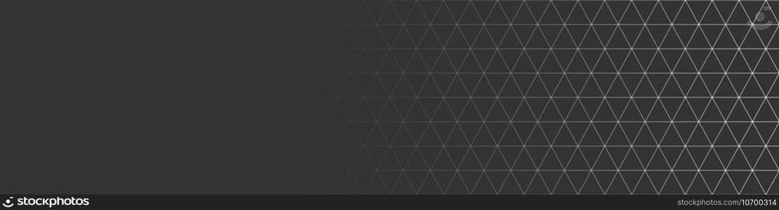 Abstract geometric pattern with a triangular shape pattern. Template for background, cover, banner and creative design. Flat style