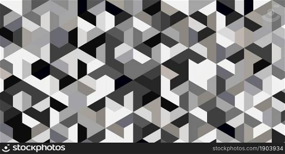 Abstract geometric pattern with polygonal shape. Elegant of gray background design modern for rug,carpet,wallpaper,clothing,wrapping,batik,fabric