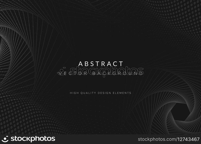 Abstract geometric patterned background vector