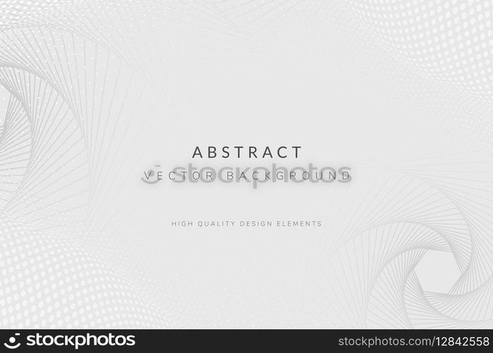 Abstract geometric patterned gray background vector