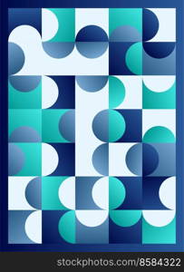 Abstract  Geometric Poster cover flyer designs