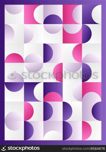 Abstract  Geometric Poster cover flyer designs