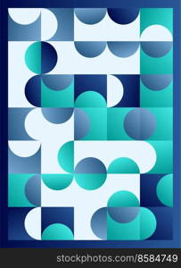 Abstract  Geometric Poster cover flyer designs