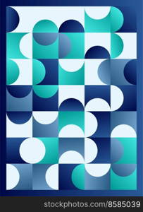 Abstract  Geometric Poster cover flyer designs