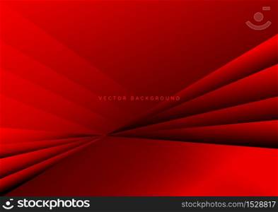 Abstract geometric red diagonal background. You can use for ad, poster, template, business presentation. Vector illustration
