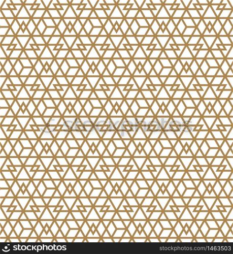 Abstract Geometric Seamless pattern .Brown lines on white background.Silhouette lines with a large thickness. Abstract Geometric Seamless pattern .Brown lines on white background