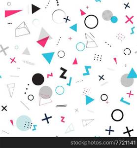 Abstract Geometric Seamless Pattern Minimal Background. Vector Illustration EPS10. Abstract Geometric Seamless Pattern Minimal Background. Vector Illustration