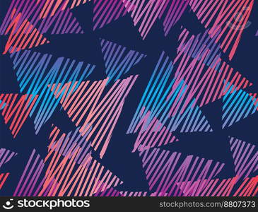 Abstract geometric seamless pattern vector image