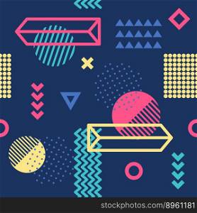 Abstract geometric seamless pattern vector image