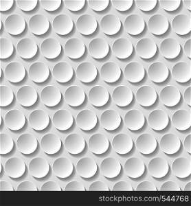 Abstract geometric seamless pattern with circles and long shadow.Vector illustratoin.
