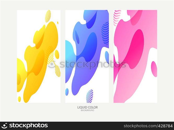 Abstract geometric shapes. Liquid gradient banners isolated on white background. Fluid vector background. Gradient geometric banners with flowing liquid shapes. Dynamic Fluid design for logo, flyers or presentstion. Abstract vector background.. Abstract geometric shapes. Liquid gradient banners isolated on white background. Fluid vector background. Gradient geometric banners with flowing liquid shapes. Dynamic Fluid design for logo, flyers or presentstion. Abstract vector background