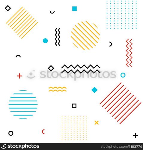 Abstract geometric shapes pattern background. Vector eps10