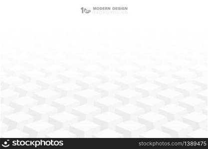 Abstract geometric square 3d shape pattern artwork background. Decorate for ad, poster, template, cover, print. illustration vector eps10