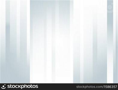 Abstract geometric stripe line white and grey verticall background. You can use for ad, poster, template, business presentation. Vector illustration
