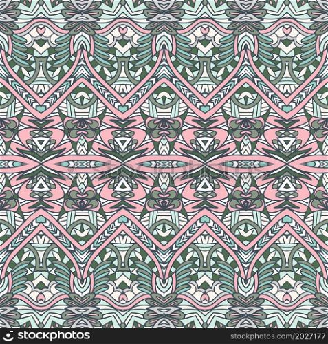 Abstract geometric style ornamental textile design. Pastel coloros victorian ornament pattern design. Ethnic seamless vintage art background.. Abstract victorian style ornamental textile design. Ethnic seamless pattern. Vector vintage art background.