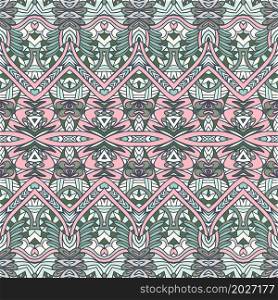 Abstract geometric style ornamental textile design. Pastel coloros victorian ornament pattern design. Ethnic seamless vintage art background.. Abstract victorian style ornamental textile design. Ethnic seamless pattern. Vector vintage art background.