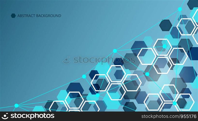 Abstract geometric technology background, vector illustration