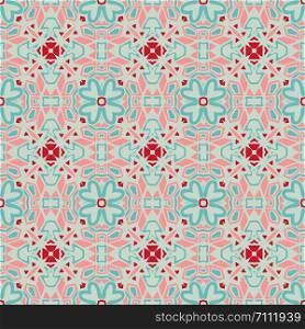 Abstract geometric tiles bohemian ethnic seamless pattern ornamental. Hand drawn graphic print. Seamless vector pattern illustration cute vintage surface pattern