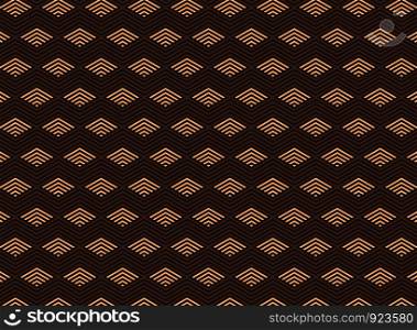 Abstract geometric triangle art deco pattern background, vector eps10