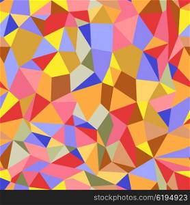 Abstract geometric triangle colorful background. Seamless repeating pattern.. Seamless repeating pattern
