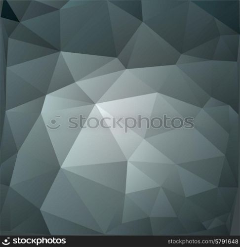 Abstract geometric vector background. Abstract geometric vector background. Black triangles low poly