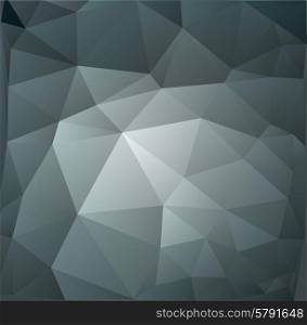 Abstract geometric vector background. Abstract geometric vector background. Black triangles low poly