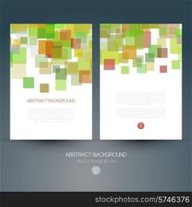 Abstract geometric vector background for brochure design. Abstract vector background