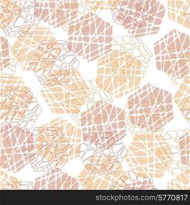 Abstract geometric vector seamless texture, background mosaic.
