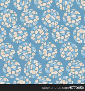 Abstract geometric vector seamless texture, background mosaic.