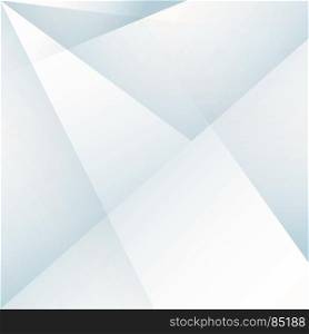 Abstract Geometric white and blue gradients background. Vector illustration