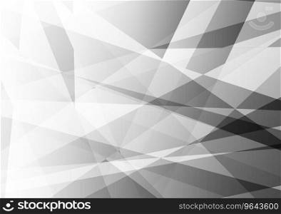 Abstract geometric white and gray color modern Vector Image