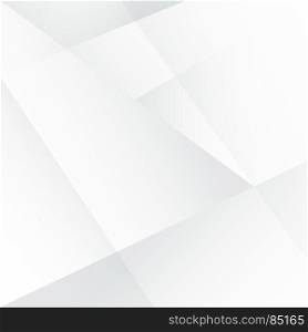 Abstract Geometric white and gray gradients background. Vector illustration