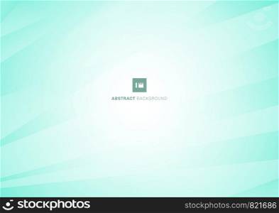 Abstract geometric white and mint blue diagonal stripes lines modern background and texture. Vector illustration