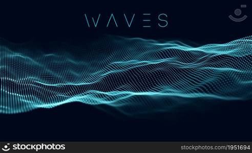 Abstract Geometrical Background ..Futuristic technology style. Neon Sign . HUD Element . Elegant Big data visualization. Music wave background. Vector sound wave abstract background. Big data visualization .